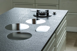 Black modular induction hob, 2x30cm and 27cm zones (ICI0301)