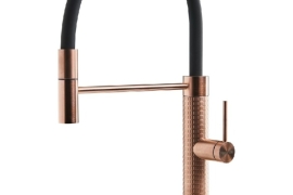 Stainless steel copper kitchen faucet with hand shower SKIN (8424858)