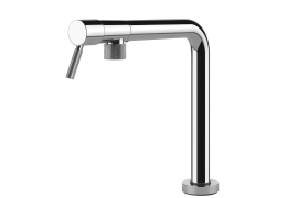 Collapsible chrome faucet with top lever. MARGOT (8524000)