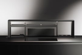 Downdraft with shelves. W205cm (COPERNICO)