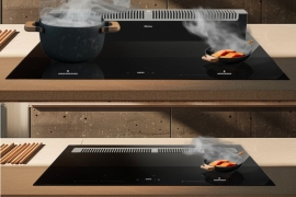 Induction hob + hood with motor, W90cm. DNA (S-DDH9)