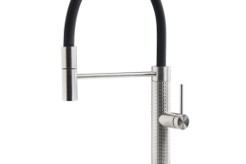 Pull-out stainless steel kitchen faucet. SKIN (8424100)